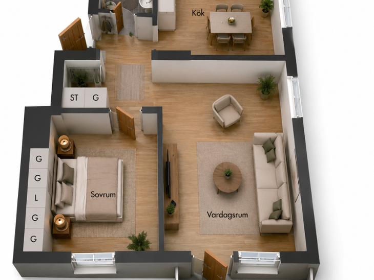 Bostad Kristinas väg 34 Kristinehamn