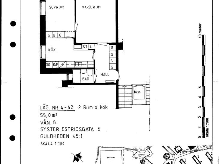 Bostad Syster Estrids gata Göteborg