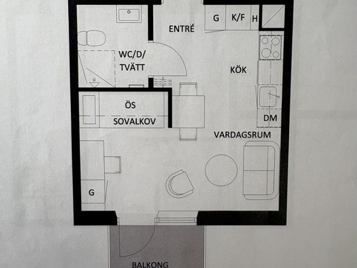 Bostad Volrat thamsgatan Göteborg