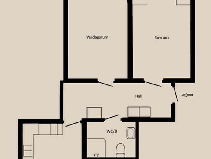 Bostad Centralvägen Ånge