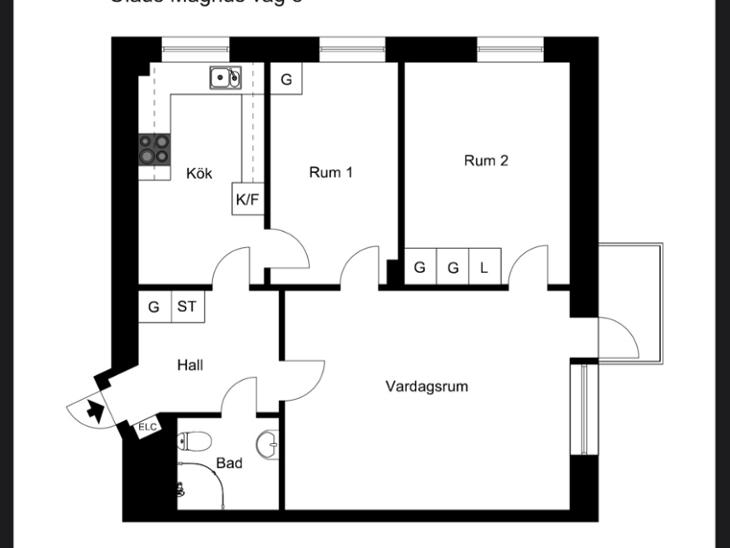Bostad Olaus magnus väg Stockholm