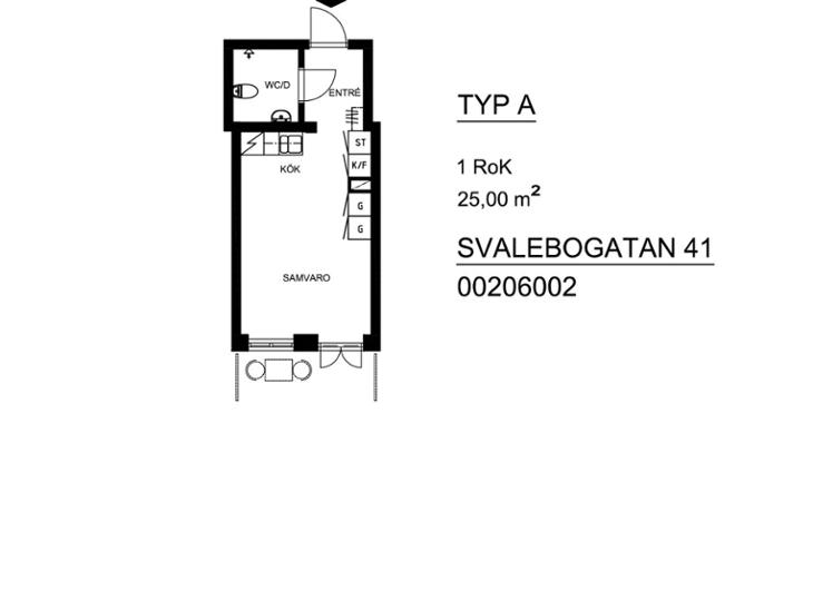 Bostad Svalebogatan Göteborg
